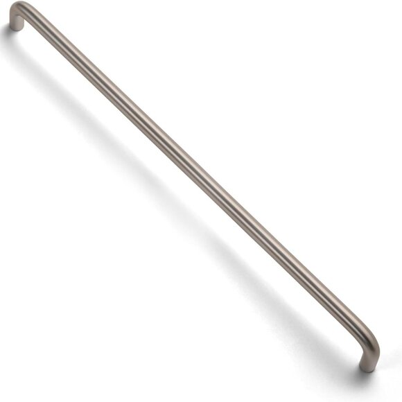 Contemporary Brushed Nickel Cabinet Pulls Silver Handles - Picture 5 of 6